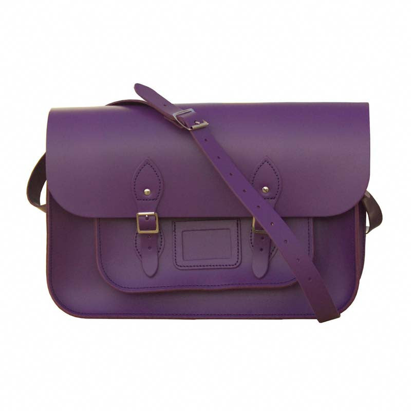 Purple Rain Leather Satchel – The Original Satchel Store