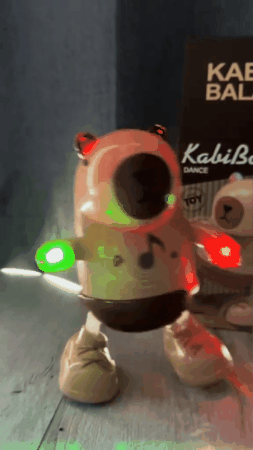 Capibara musical LED bailando