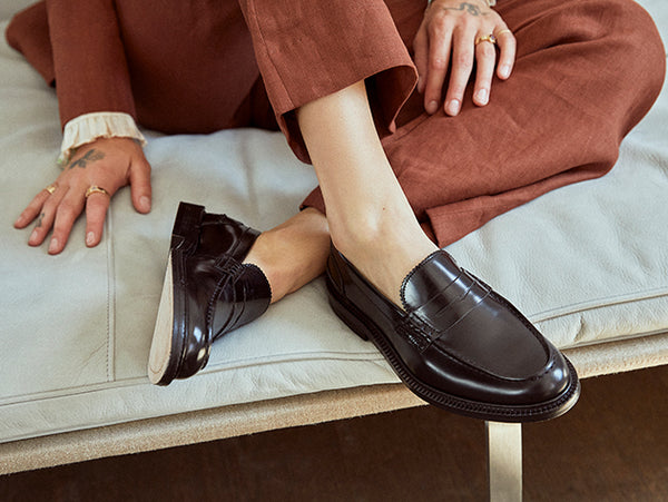 VINNY'S(ヴィニーズ) 「kilty」leather loafers-