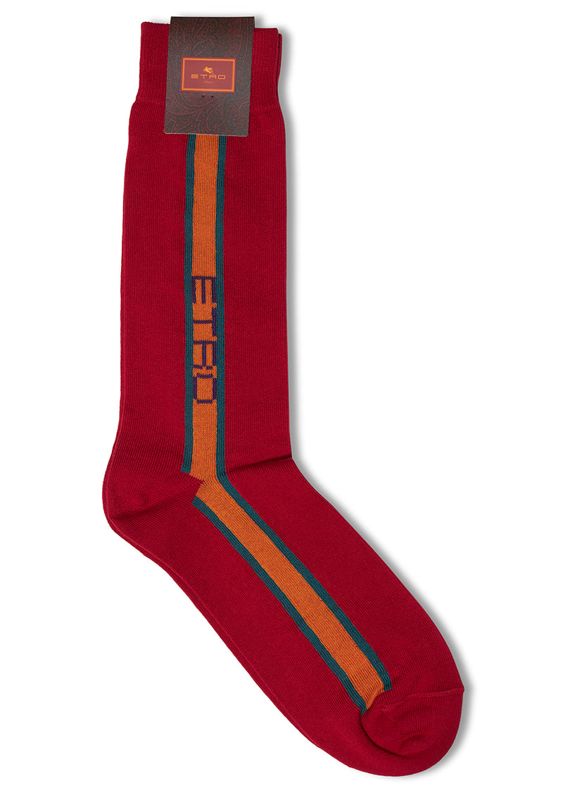 Red Logo Socks