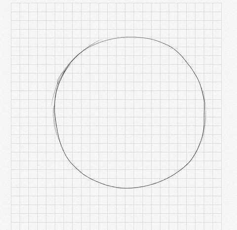 Drawing of a circle for Far FromTimid's weekly series Working From Heart with Prateek Vatash