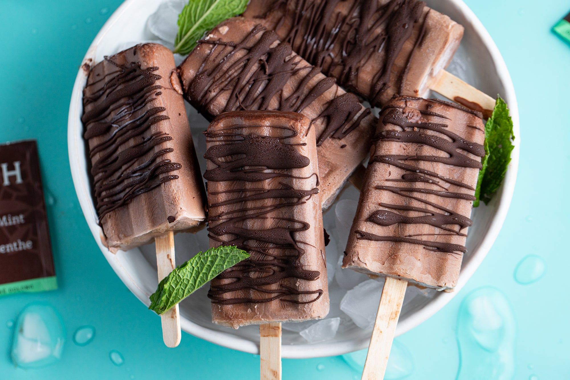 Chocolate Mint Tea Popsicles Recipe | Stash Tea