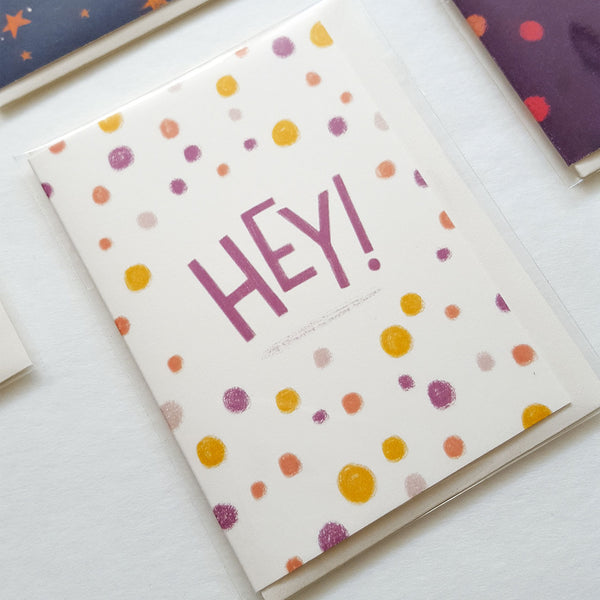 Hey! - Mini Card