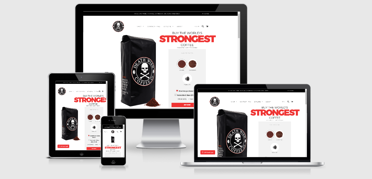 Death Wish Coffee why replatforming to Shopify Plus improved their business