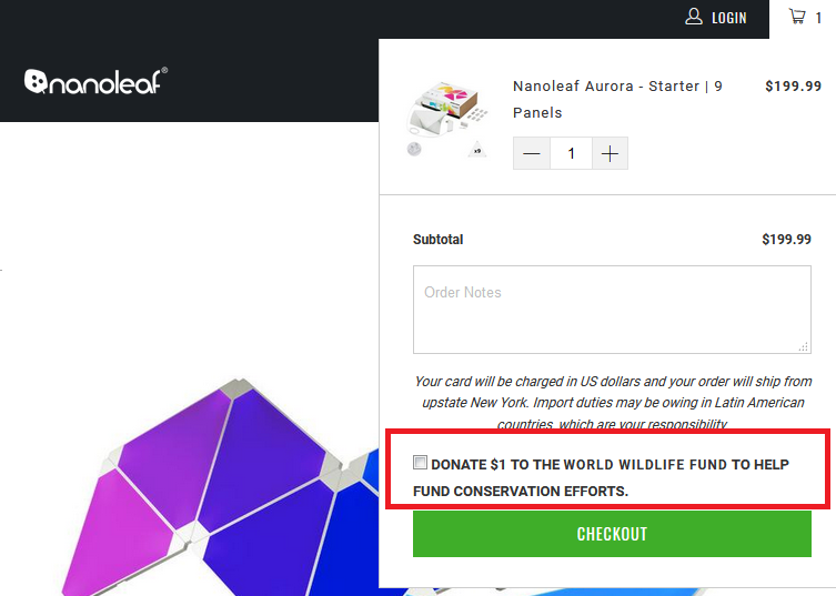 How Nanoleaf Uses Shopify Plus To Expand Internationally & Allow For Charitable Donations At The Checkout