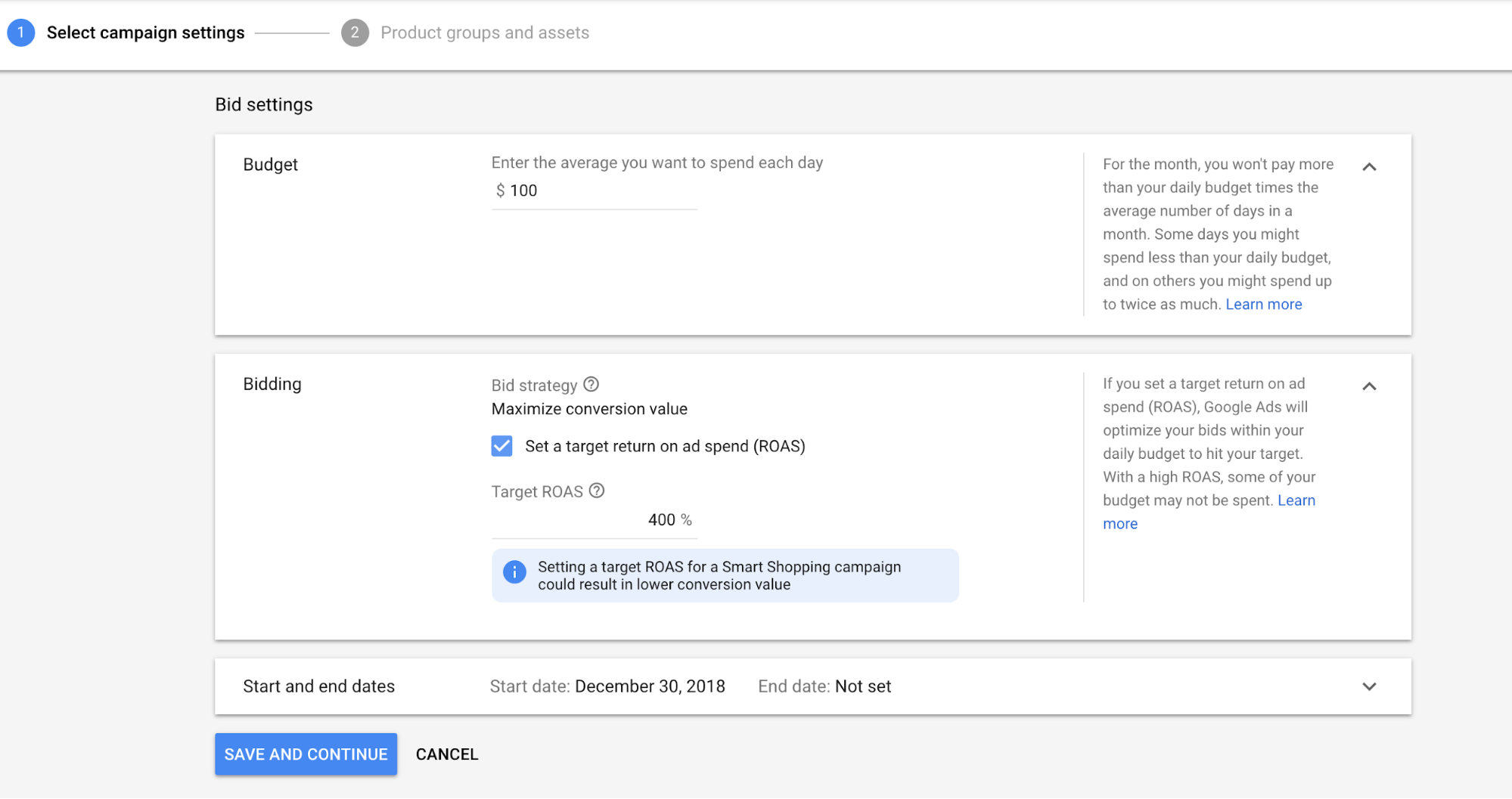 The Master Guide To Google Shopping - consistent with other types of smart campaigns smart shopping doesn t give you much room for optimization other than setting a daily budget target roas