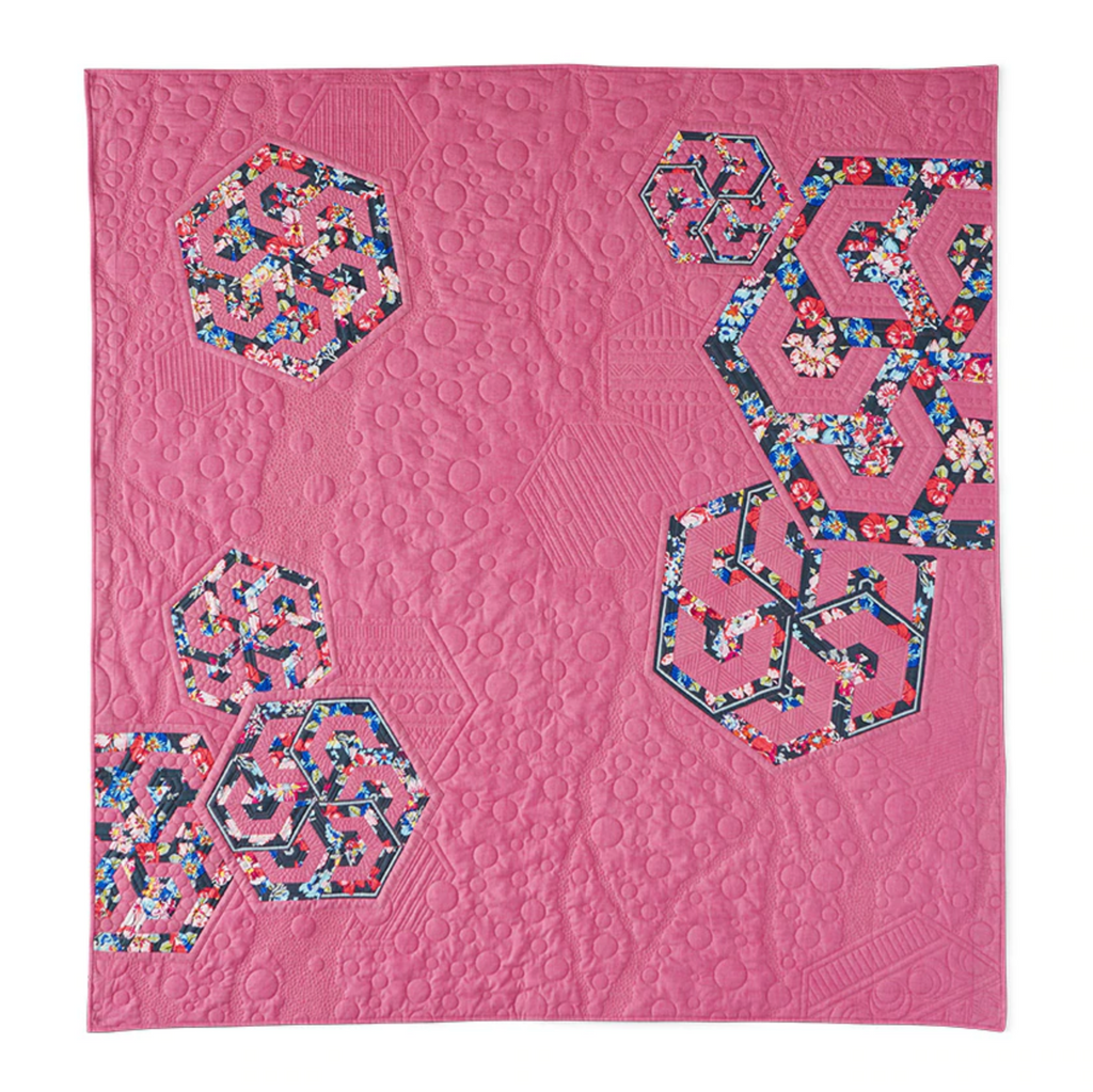 Sybil Magrill's quilt inspired by Pretty Posies