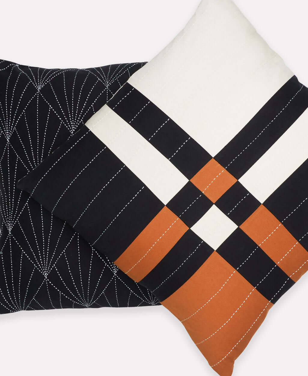 Patchwork Plaid Throw Pillow