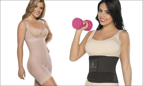 Short Torso Waist Trainer for Women Lower Belly Fat Workout Fajas