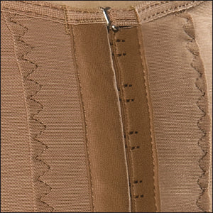 BELOW THE KNEE Open Buttocks Enhancer Girdle Front Center Zipper Below