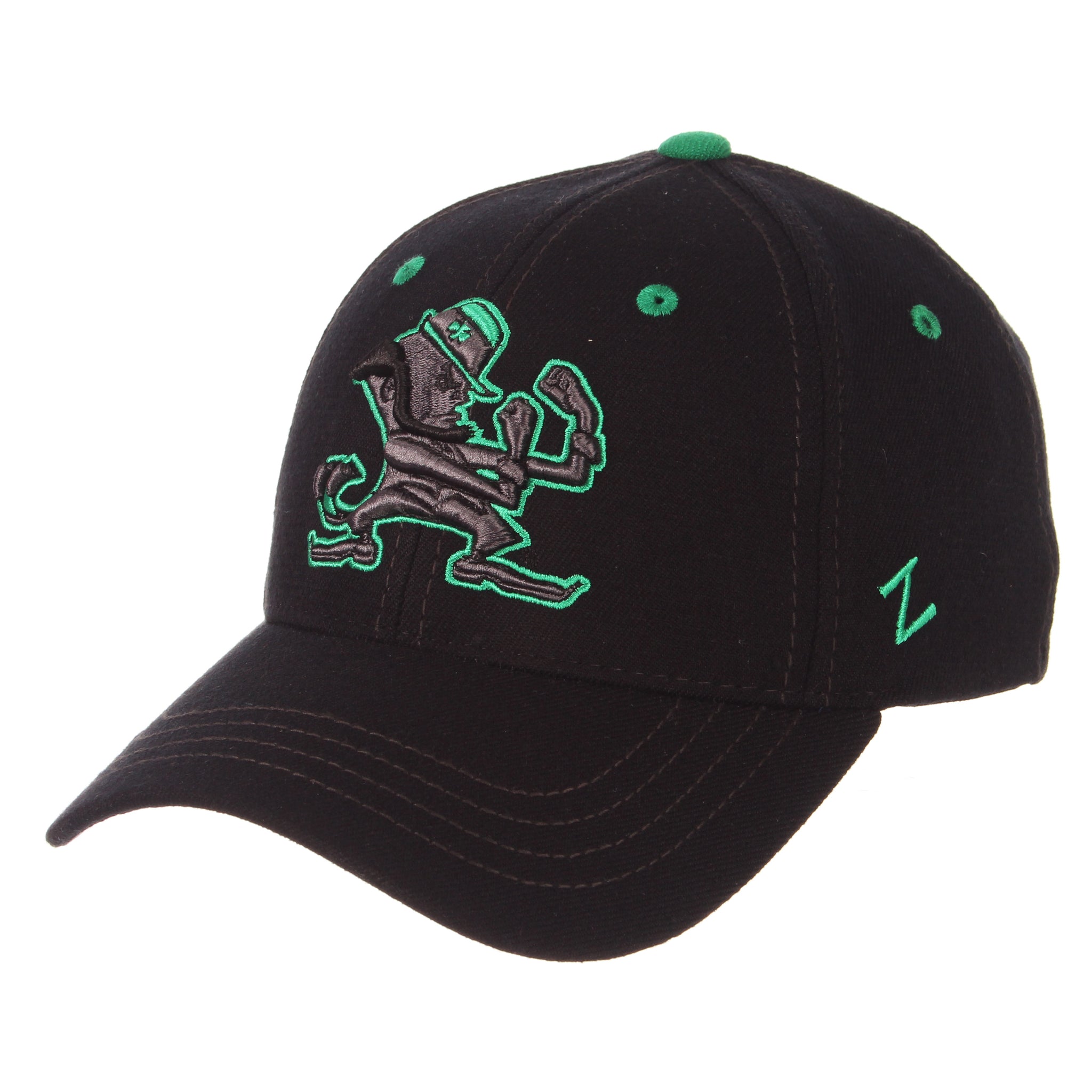 black notre dame hat