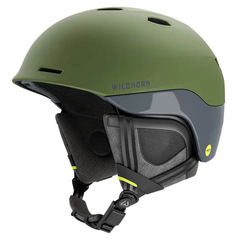 Green Highline MIPS snow helmet product image