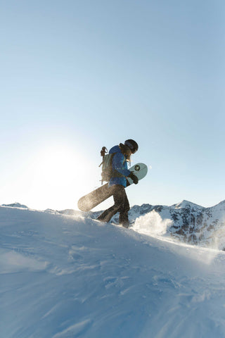 Man snowboarding in 2020