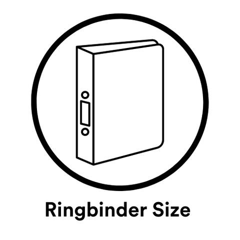 Ringbinder Size Logo