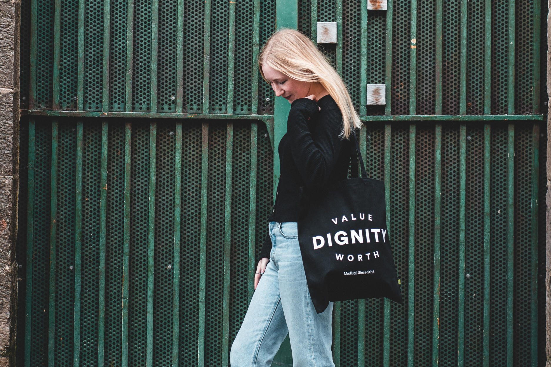 Madlug Value Worth Dignity Statement Tote