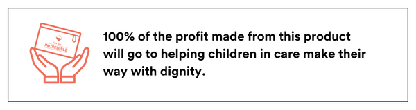 Impact Banner - 100% profit goes to help a child in care