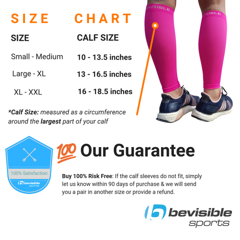 Neon Compression Calf Sleeves – CABALLERO Sports
