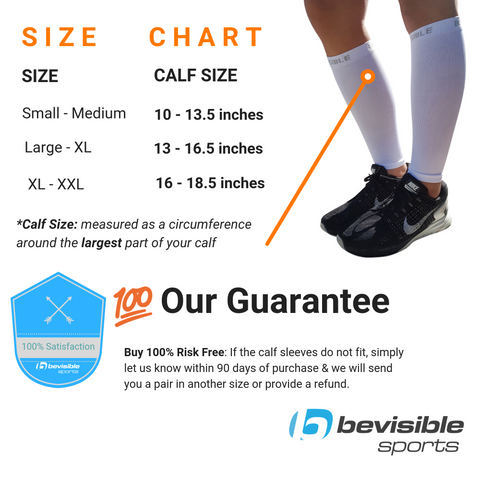 Marathon Compression Sleeves (Pair) - White –