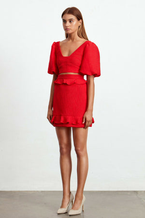 elliatt red dress