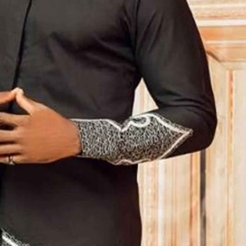 Ethnic Style Traditional Chic Stand Collar Sweater Suit – XL | same ANTHEM