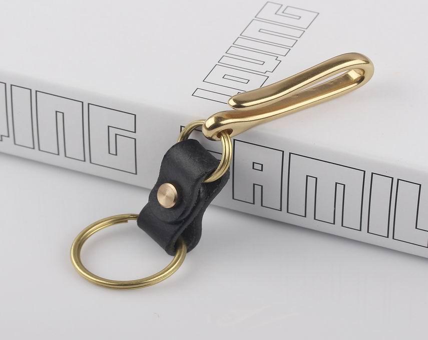 Solid Brass Hardware Belt Clip Leather Key Holder | Robrasim