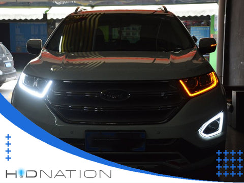 Ford Edge Halogen and LED lights