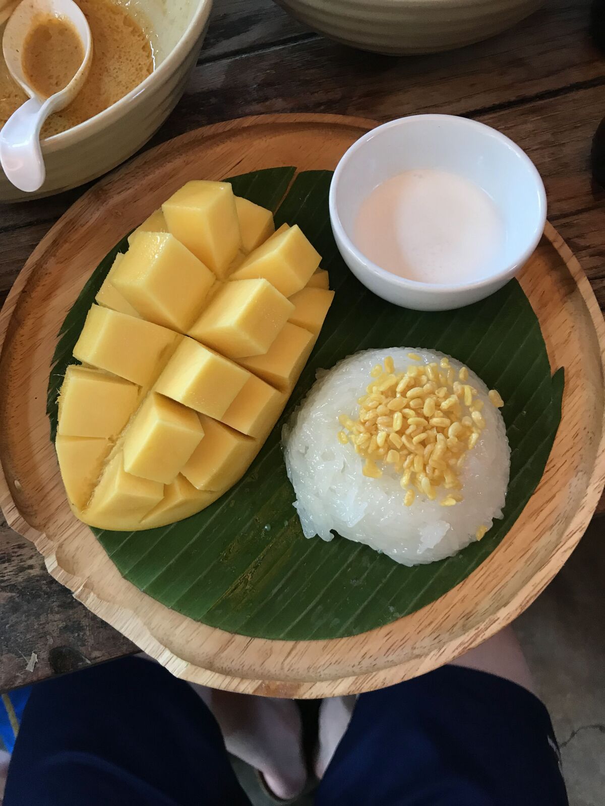 Caption: mango sticky rice, you can never have too much of it. Available on every street corner and consumed at a minimum of 2 times a day. Essential.