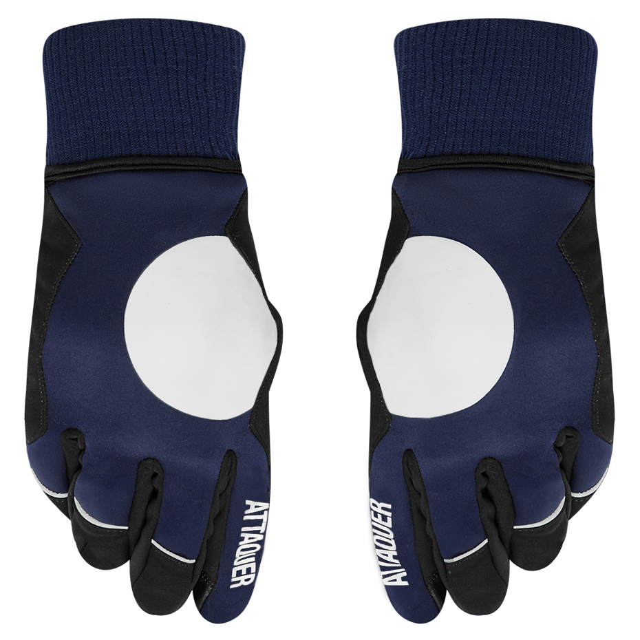 navy winter gloves