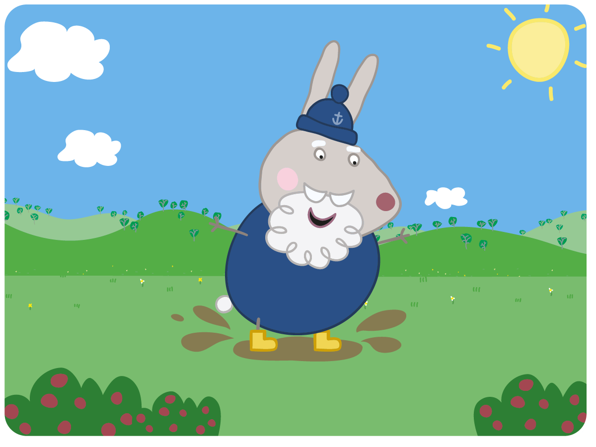 Grampy Rabbit – Peppa Pig World