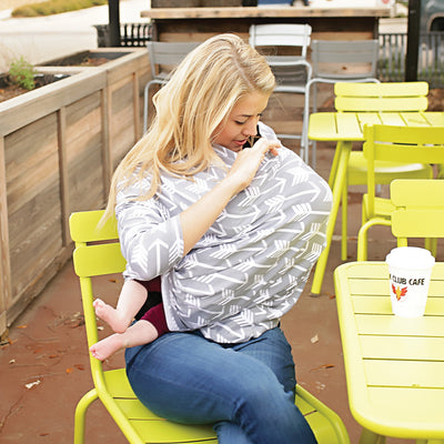 car seat and nursing cover