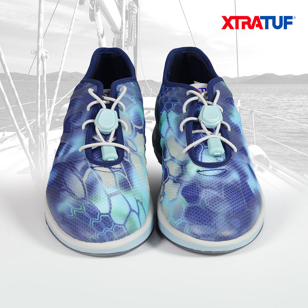 XTRATUF Women's Riptide Blue/White Water Shoes