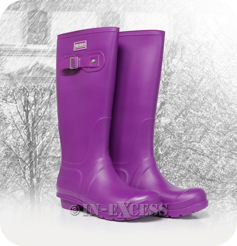 purple wellies size 4