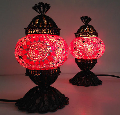 small mosaic lamp