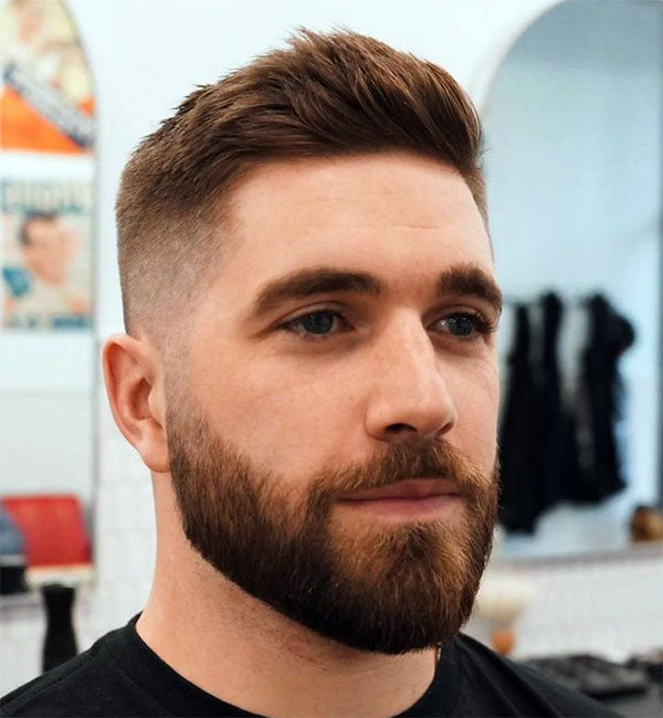 Short Textured Ivy League with Taper Fade