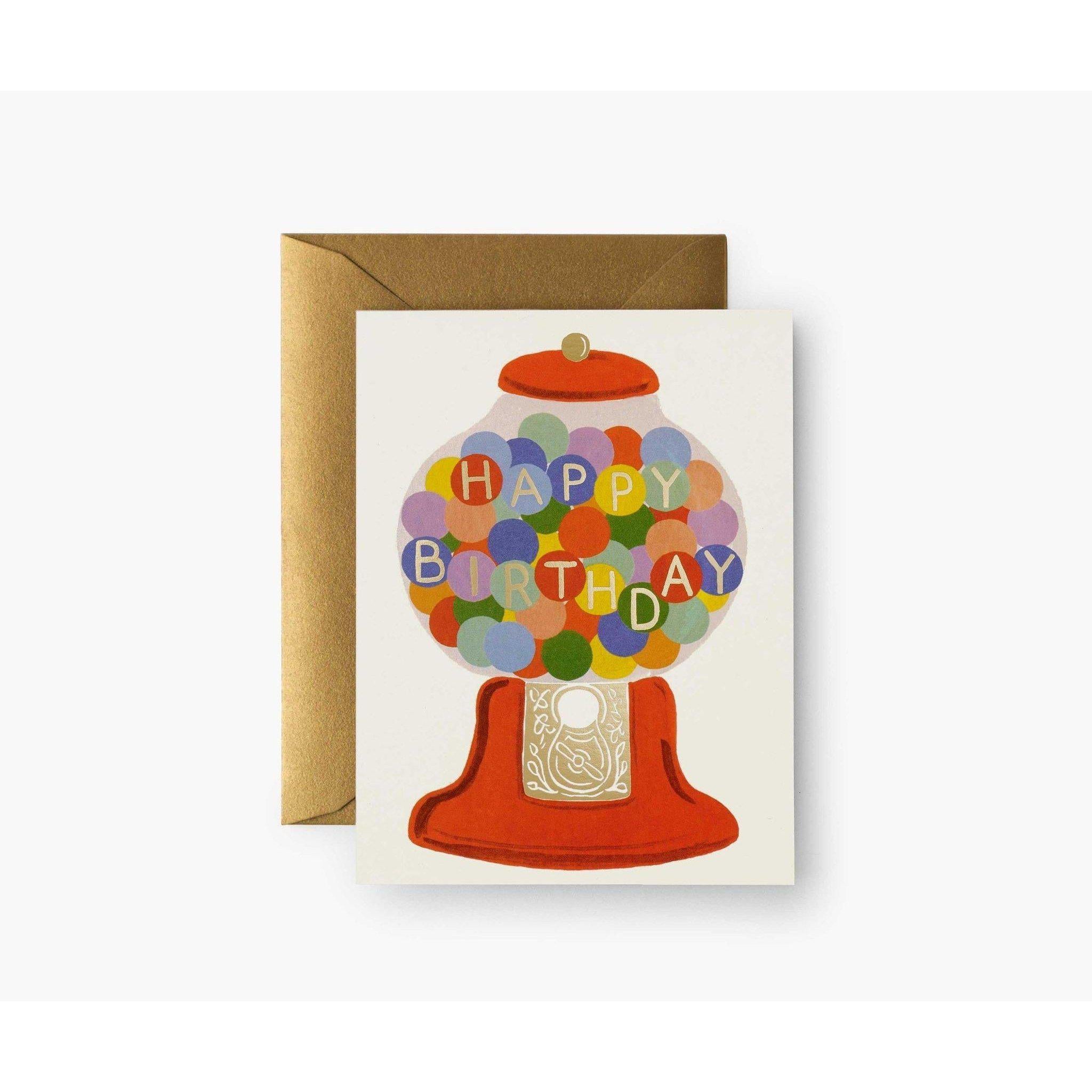 Gumball Birthday Card