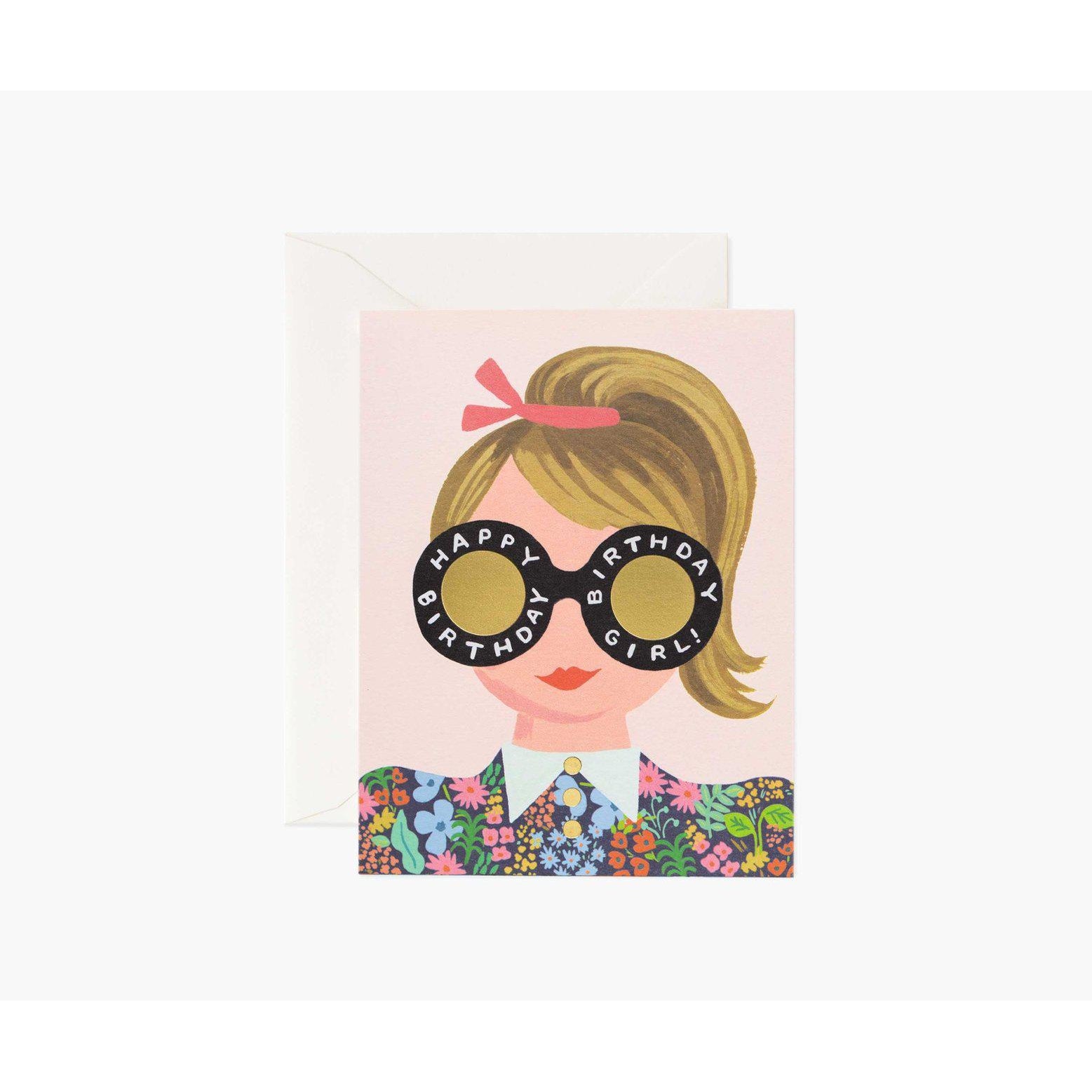 Meadow Birthday Girl Card