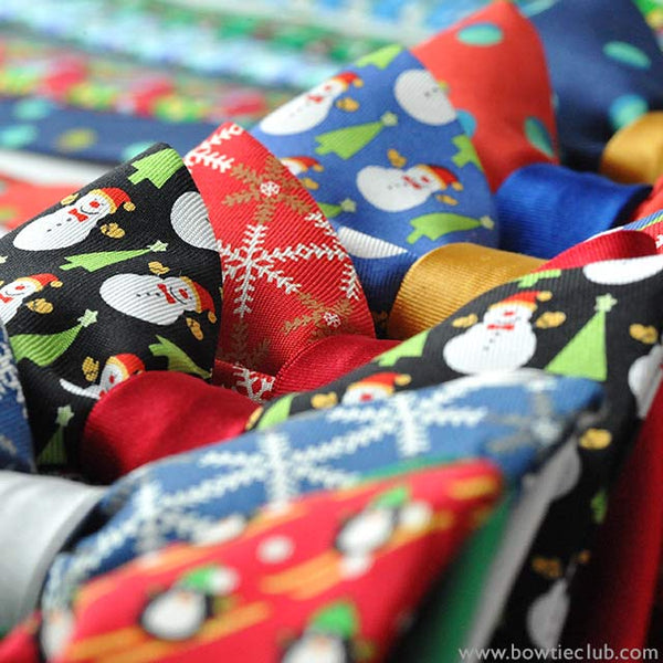 Christmas bow ties