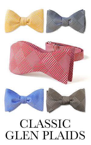 Glen Plaid Bow Ties