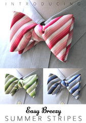 Summer Stripes Bow Ties