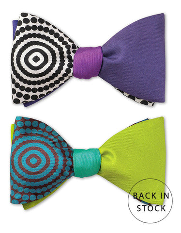 Color Block Bow Ties