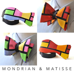 Color Block Mondrian Matisse Bow Ties