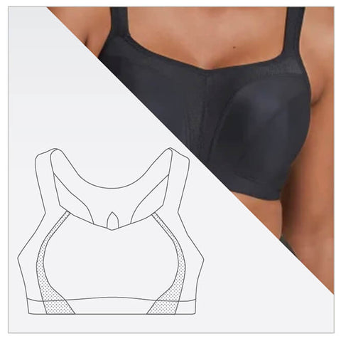 Buy Shock Absorber Black Active D+ Classic Support Non Wired Sports Bra  from Next Lithuania