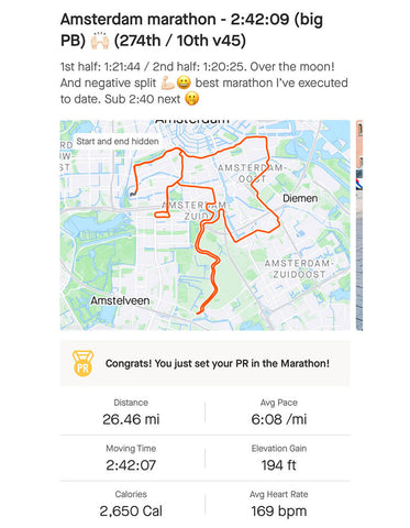 Strava run stats