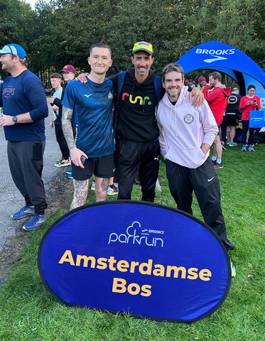Amsterdam Bos Parkrun with friends