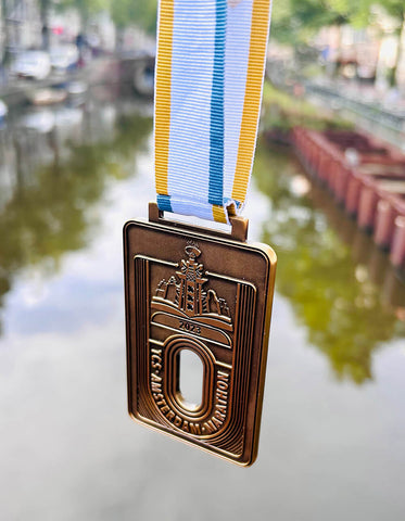 Post marathon medal photo