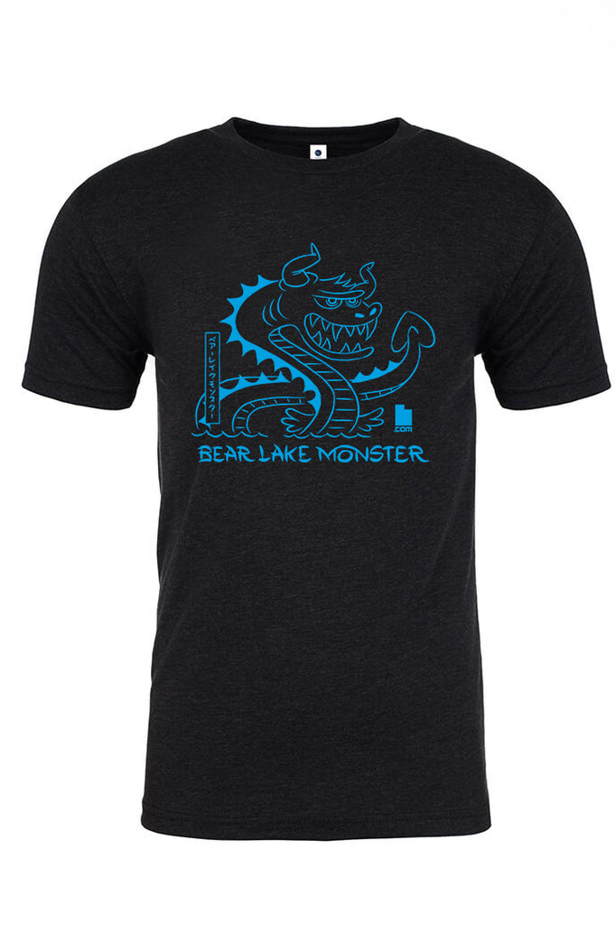 Men S Japanese Bear Lake Monster T Shirt Utah Com