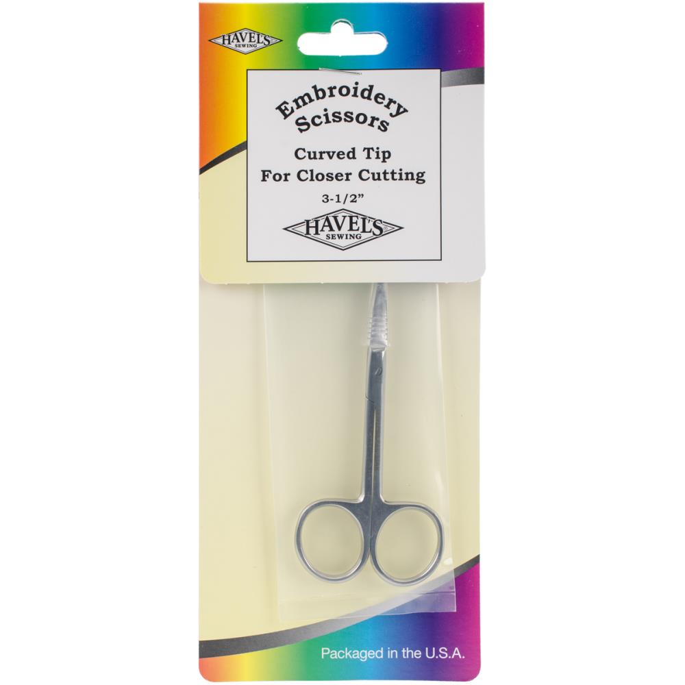 Havel's Embroidery Scissors Curved Tips 3.5in