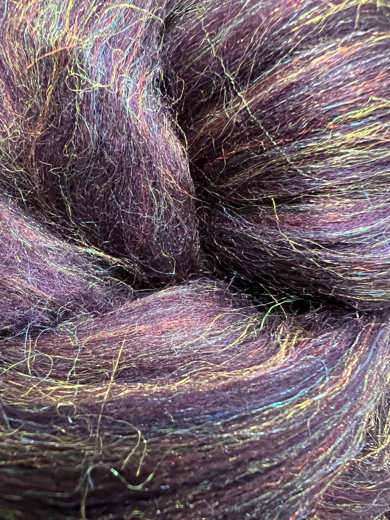 Merino Wool and Rainbow Nylon Blends - Glitzy