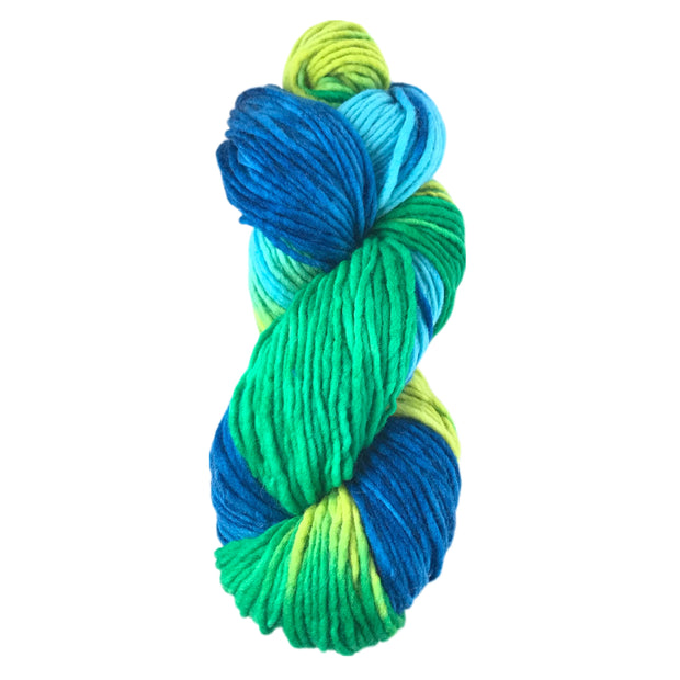 blue green teal dk merino superwash yarn — Dark Lake Fiber Art