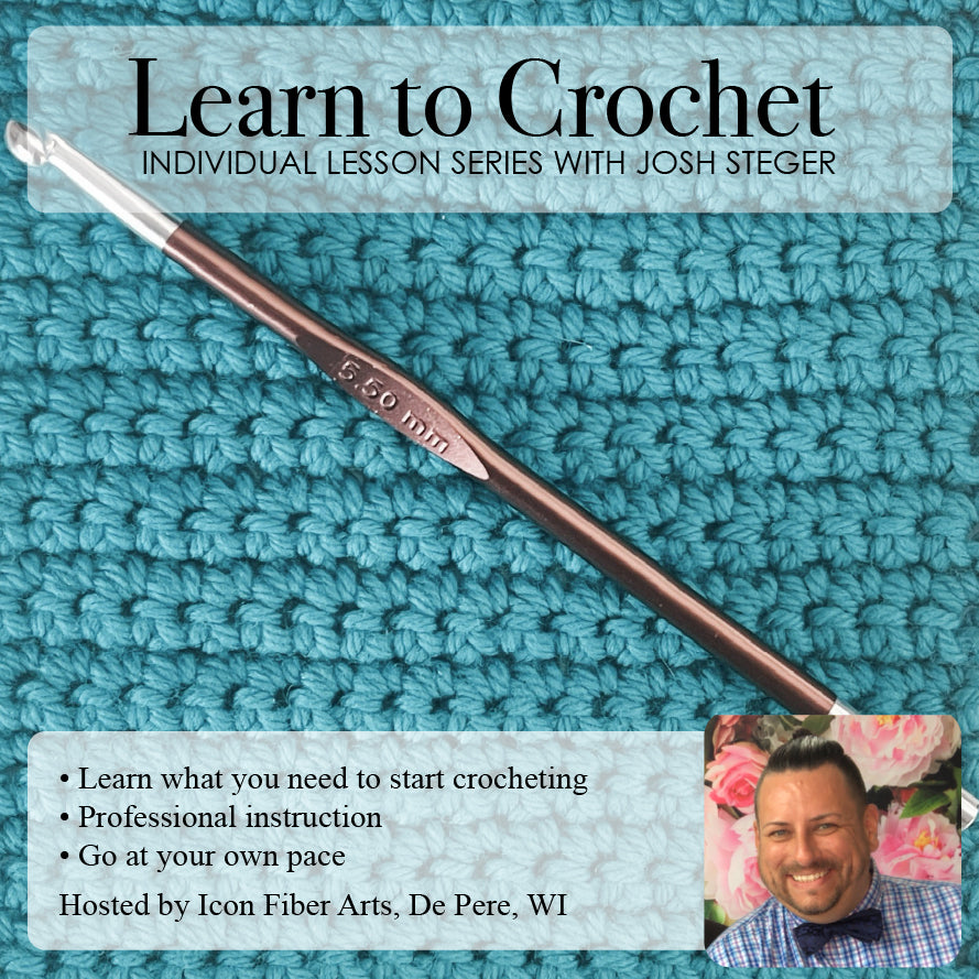 Learn to Crochet with Josh Steger: Lesson 3, Crochet In The Round – Icon  Fiber Arts